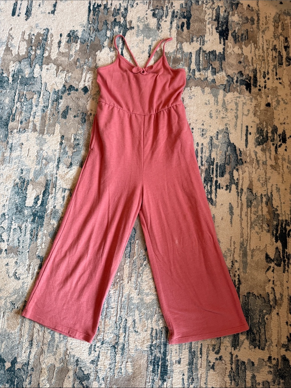 Old Navy Rose-Pink Sleeveless Jumpsuit
